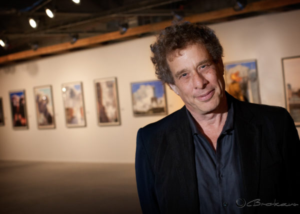 ENVIRONMENTAL HEADSHOT OF TODD STONE, WATERCOLOR ARTIST