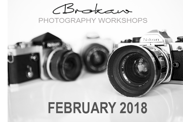 BROKAW PHOTOGRAPHY WORKSHOPS FEBRUARY 2018